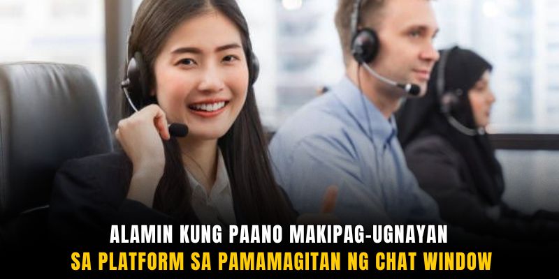 Alamin kung paano makipag-ugnayan sa platform sa pamamagitan ng chat window